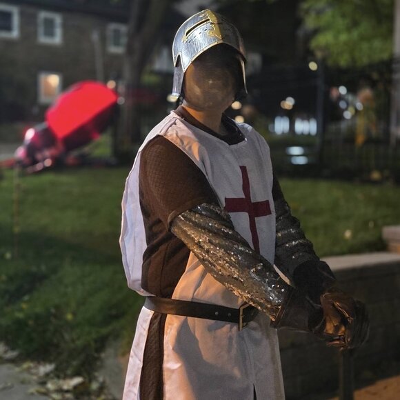 Crusader Knight Set M – Masquerade Costume + Sword - Picture 2 of 8